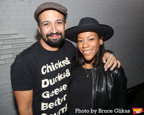 Photos: Lin-Manuel Miranda Visits SUFFS at the Public Theater Image