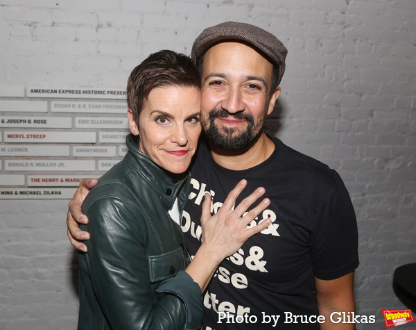 Photos: Lin-Manuel Miranda Visits SUFFS at the Public Theater Image
