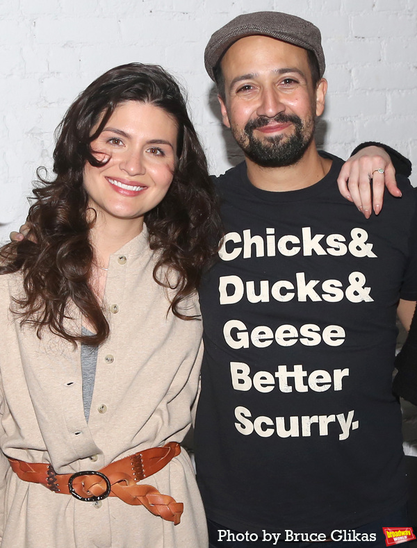 Photos: Lin-Manuel Miranda Visits SUFFS at the Public Theater Image
