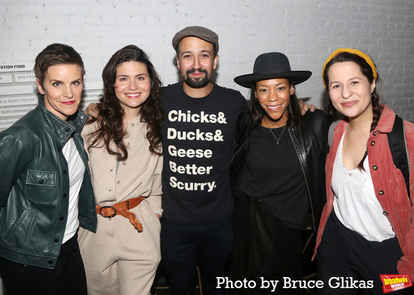 Photos: Lin-Manuel Miranda Visits SUFFS at the Public Theater Image