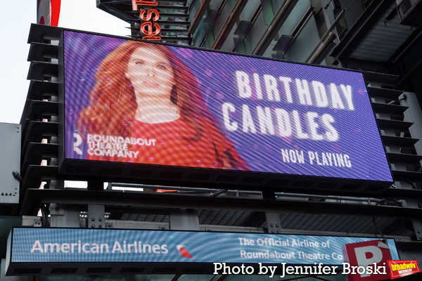 Up on the Marquee: BIRTHDAY CANDLES, Starring Debra Messing  Image