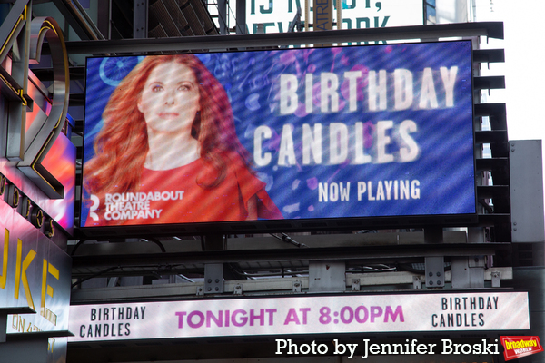 Up on the Marquee: BIRTHDAY CANDLES, Starring Debra Messing  Image