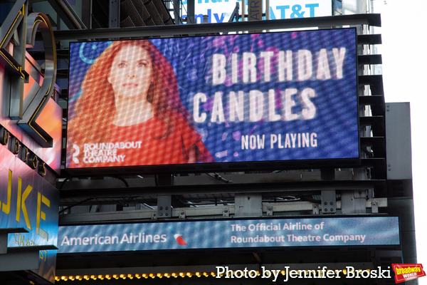 Up on the Marquee: BIRTHDAY CANDLES, Starring Debra Messing  Image