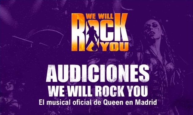 CASTING CALL: Se convocan audiciones para el papel de Brit en WE WILL ROCK YOU  Image