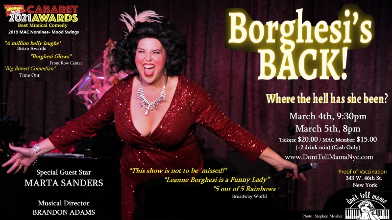 Interview: Catching Up With BORGHESI'S BACK! Creator and Performer Leanne Borghesi 