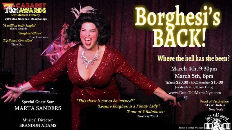 Interview: Catching Up With BORGHESI'S BACK! Creator and Performer Leanne Borghesi Image