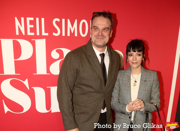 David Harbour and Lily Allen Photo