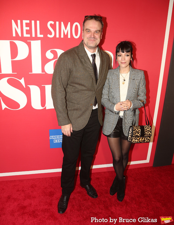 David Harbour and Lily Allen Photo