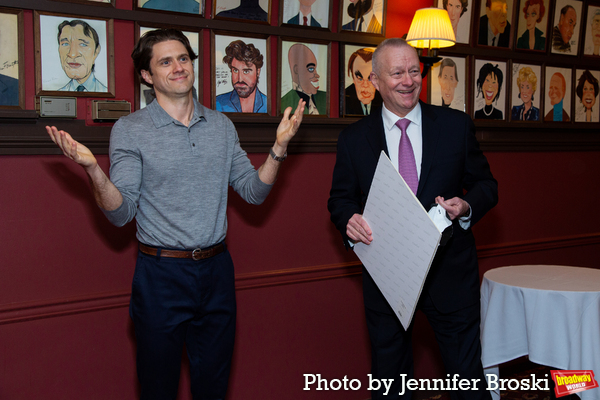 Photos: Tony Award-Winner Aaron Tveit Receives Sardi's Caricature Image
