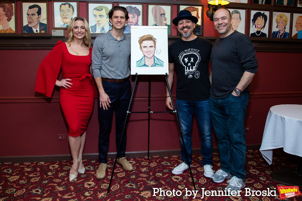 Photos: Tony Award-Winner Aaron Tveit Receives Sardi's Caricature Image