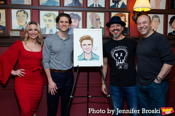 Photos: Tony Award-Winner Aaron Tveit Receives Sardi's Caricature Image