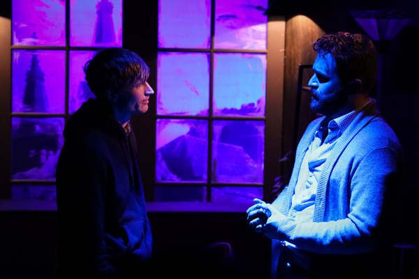 Ross Alden as Laurence and Sean Ricciardi as Ian in SHINING CITY.  Photo