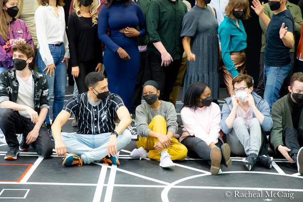 The Cast having fun before the cast photo. Photo