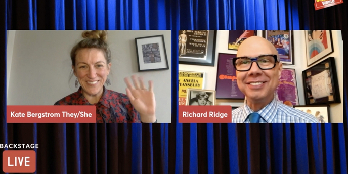 VIDEO: Kate Bergstrom Talks THE 39 STEPS on Backstage with Richard Ridge Video