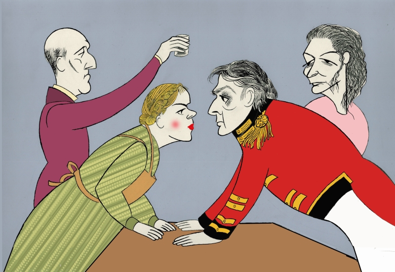 Ken Fallin Draws the Stage - A TOUCH OF THE POET Image