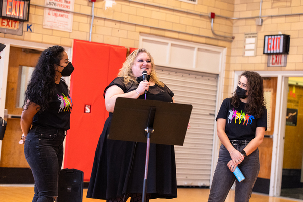 Photos: NYC Students Sing with the Queens from SIX Image