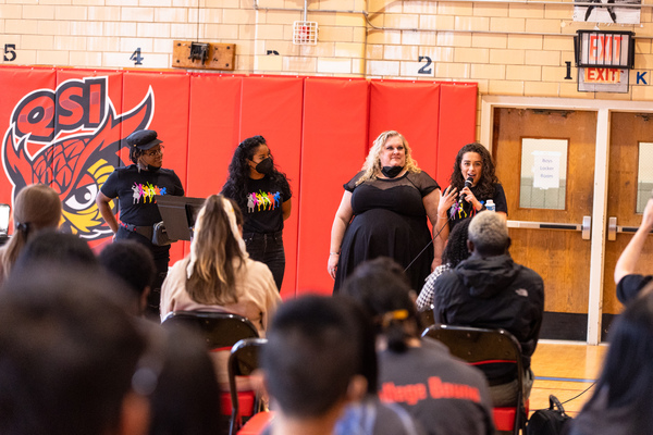 Photos: NYC Students Sing with the Queens from SIX Image