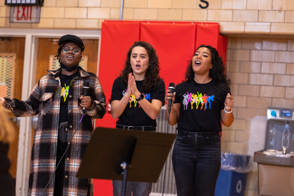 Photos: NYC Students Sing with the Queens from SIX Image
