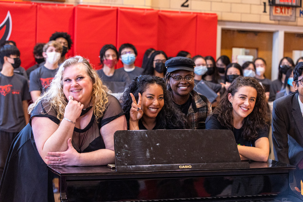 Photos: NYC Students Sing with the Queens from SIX Image
