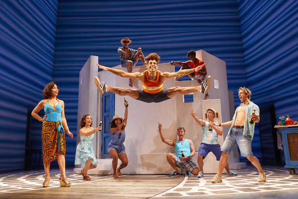 Alexandros Beshonges and the Cast of MAMMA MIA! Photo