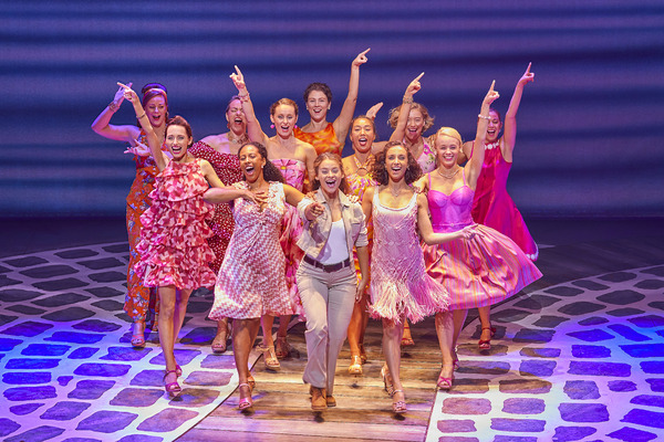 Sophie Matthews, Emma Mullen, Tegan Bannister, and the Cast of MAMMA MIA! Photo