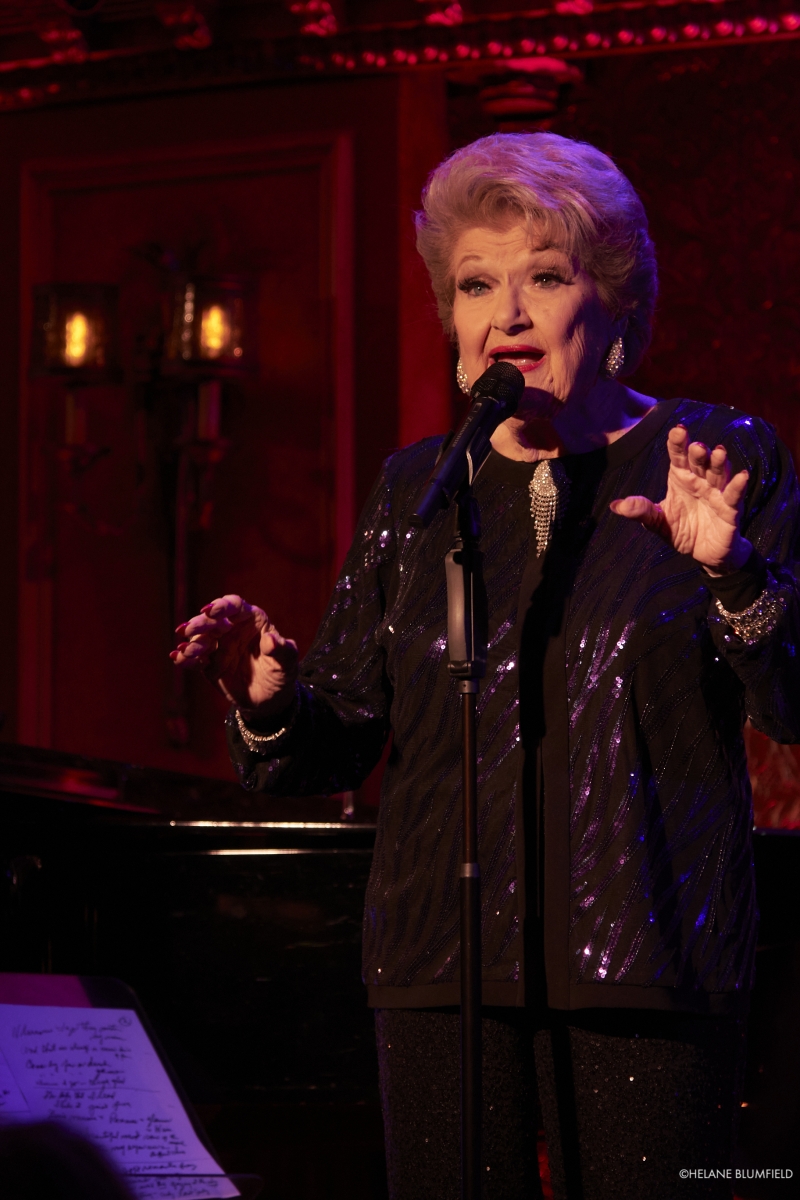 Photos:  Marilyn Maye 94, OF COURSE THERE'S MORE! at 54 Below by Helane Blumfield  Image