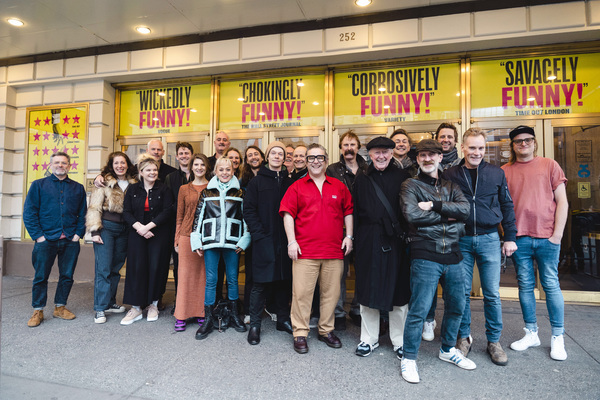 Photos: HANGMEN Cast & Creative Team Arrive at Golden Theatre for First Performance Image