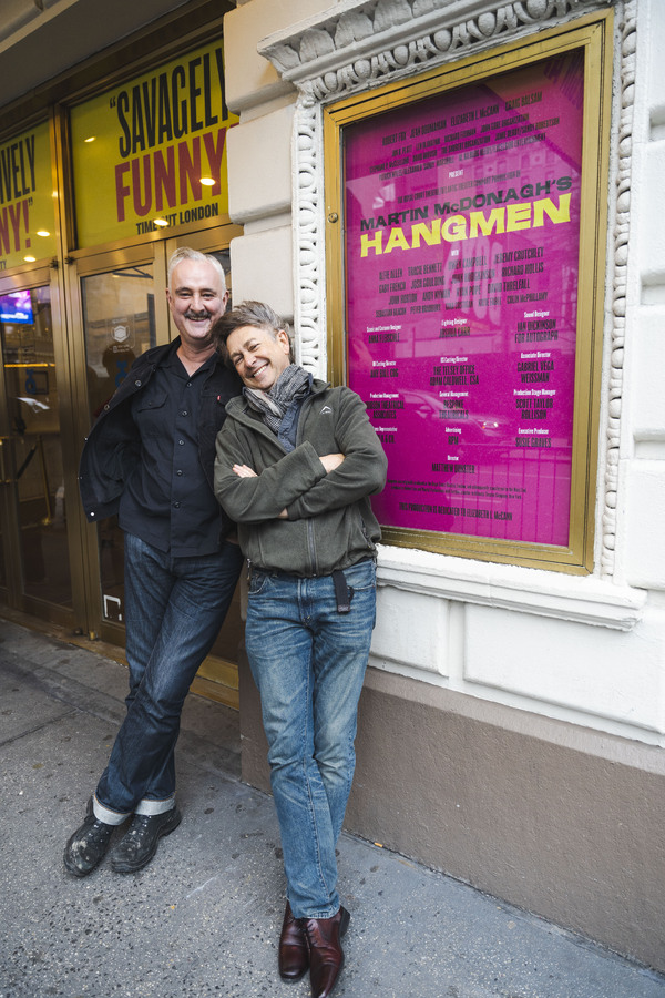 Photos: HANGMEN Cast & Creative Team Arrive at Golden Theatre for First Performance Image