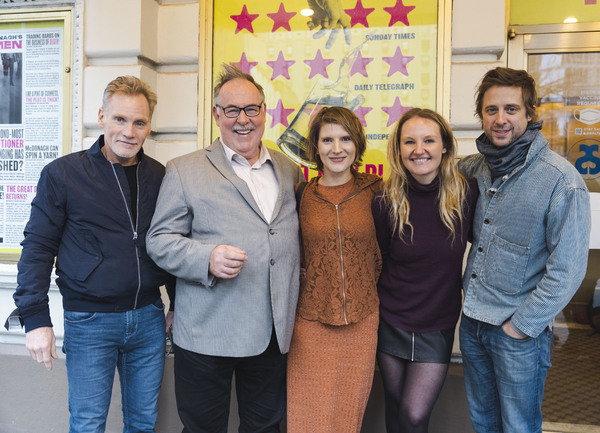 Photos: HANGMEN Cast & Creative Team Arrive at Golden Theatre for First Performance Image