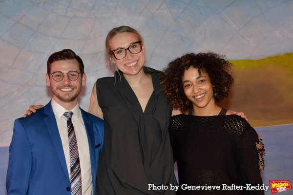 Joseph Hayward (Associate Director), Emily Maltby and Becca Fox (Associate Choreograp Photo