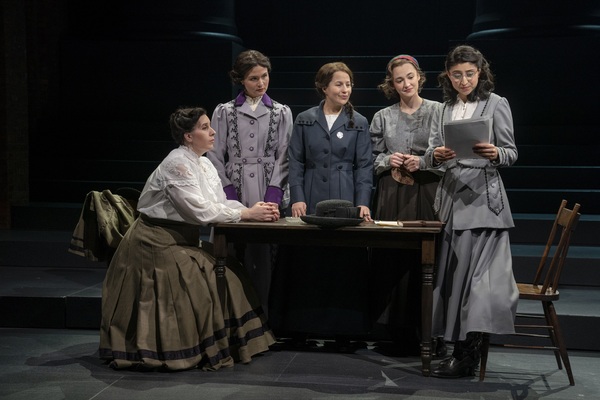 Ally Bonino, Phillipa Soo, Shaina Taub, Hannah Cruz, and Nadia Dandashi Photo