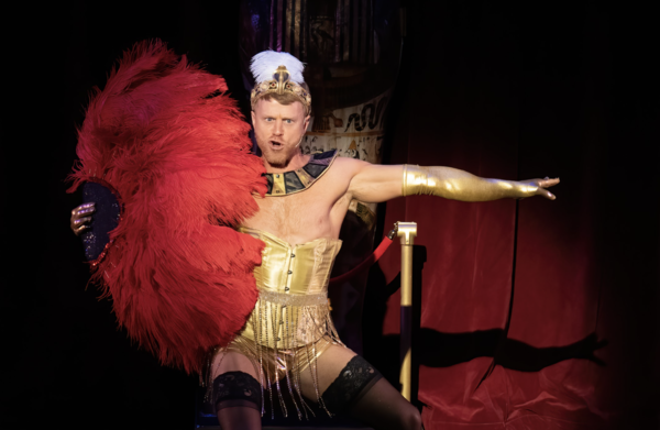 Logan Hart in The Rocky Horror Show at ZACH Theatre. Photo by Suzanne Cordeiro Photo