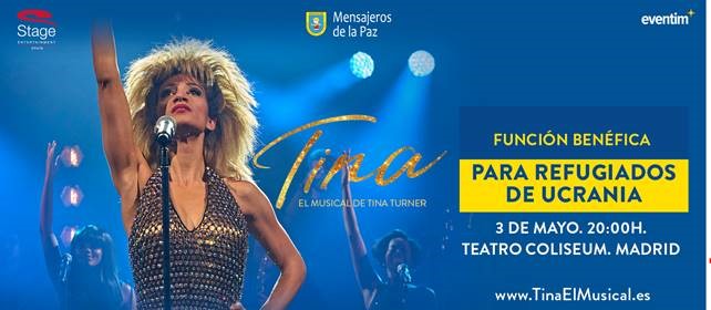 TINA, EL MUSICAL hará una función benéfica para ayudar a Ucrania Image