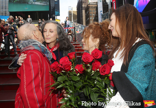 Photos: Joel Grey Celebrates 90th Birthday in Times Square Image