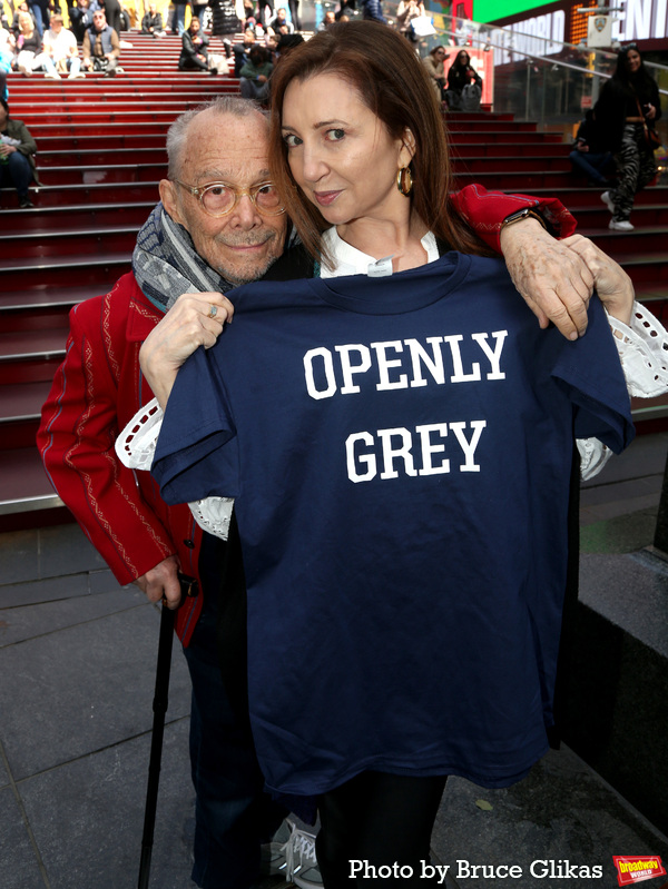 Photos: Joel Grey Celebrates 90th Birthday in Times Square Image