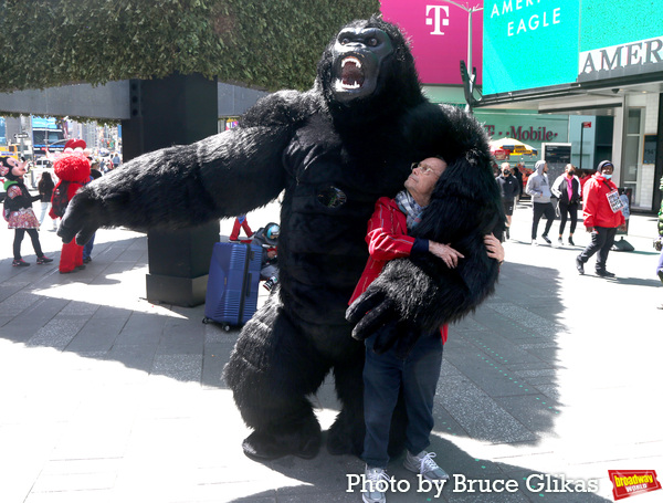 Photos: Joel Grey Celebrates 90th Birthday in Times Square Image