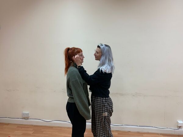 Photos: Go Inside Rehearsals for JUNIPER AND JULES at Soho Theatre Image