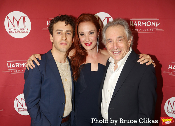 Danny Kornfeld, Sierra Boggess and Chip Zien Photo