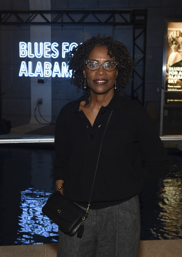 Playwright Charlayne Woodard arrives for the opening night performance of ?Blues for  Photo