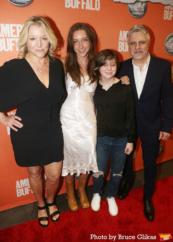 Mary McCann, Director Neil Pepe and Daughters Photo