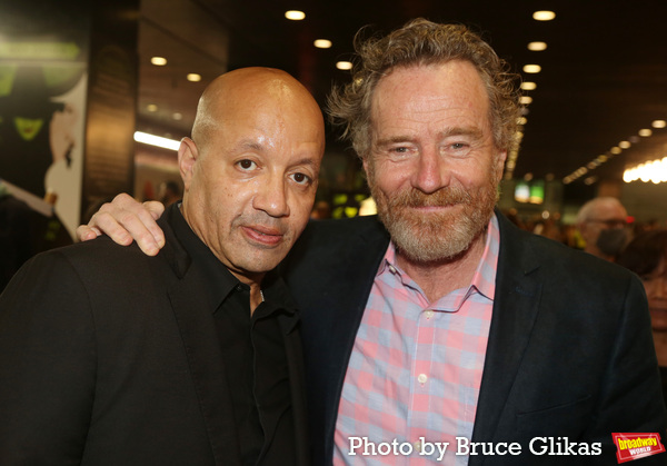 Mikey Gee and Bryan Cranston Photo