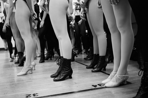 Dancers at the Rockettes auditions Photo