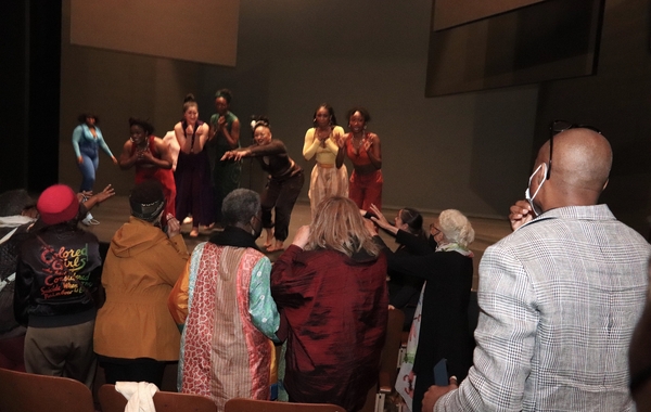 Photos: FOR COLORED GIRLS Original Cast Members Visit Current Broadway Company Image