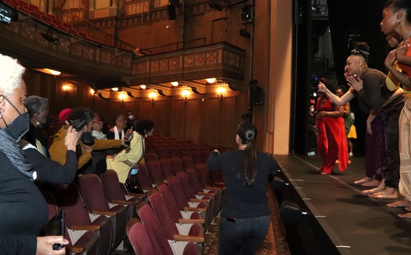 Photos: FOR COLORED GIRLS Original Cast Members Visit Current Broadway Company Image