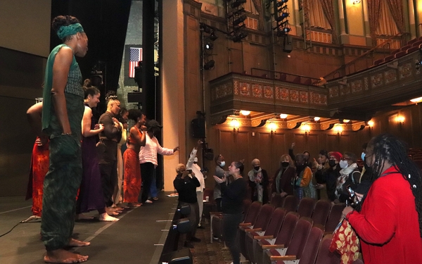 Photos: FOR COLORED GIRLS Original Cast Members Visit Current Broadway Company Image