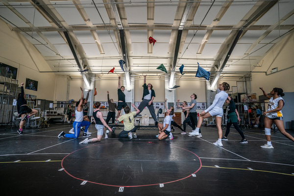 Photos: Inside Rehearsals for GREASE, with Dan Partridge & Olivia Moore Image