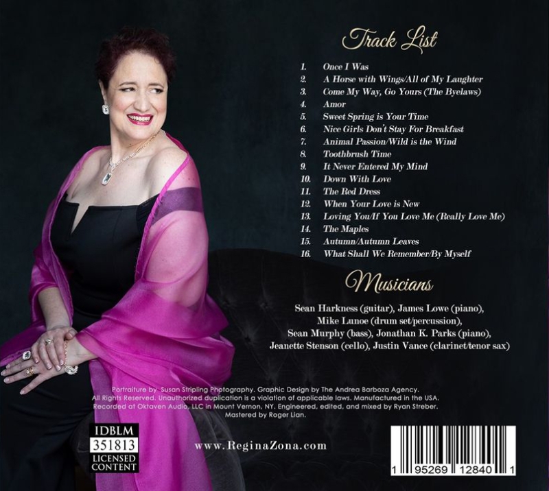 BWW Album Review: HeArt Songs: An American Medley Makes Classy Regina Zona A Classic Cabaret Recording Artist 