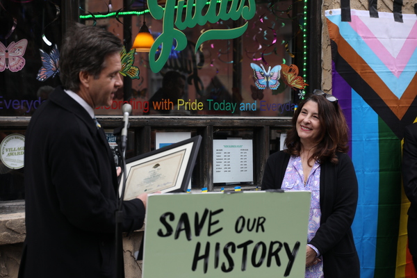 NY State Senator Brad Hoylman and Helen Buford  Photo