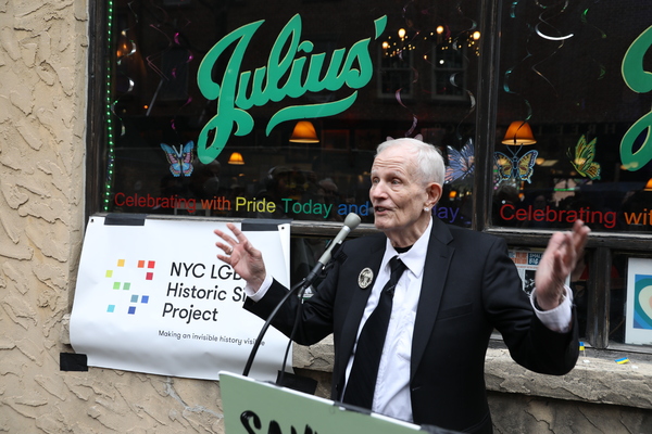Photos: John Cameron Mitchell & More Acknowledge Julius' Significance to LGBT Activism & History Image