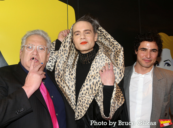 Harvey Fierstein, Jordan Roth and Zac Posen Photo